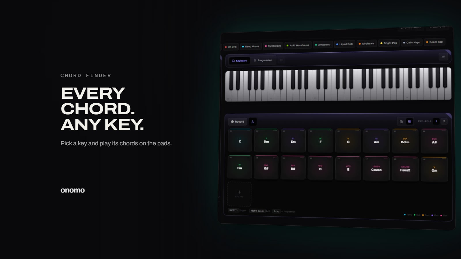 Free Chord Finder: The Chords That Go Together in Any Key